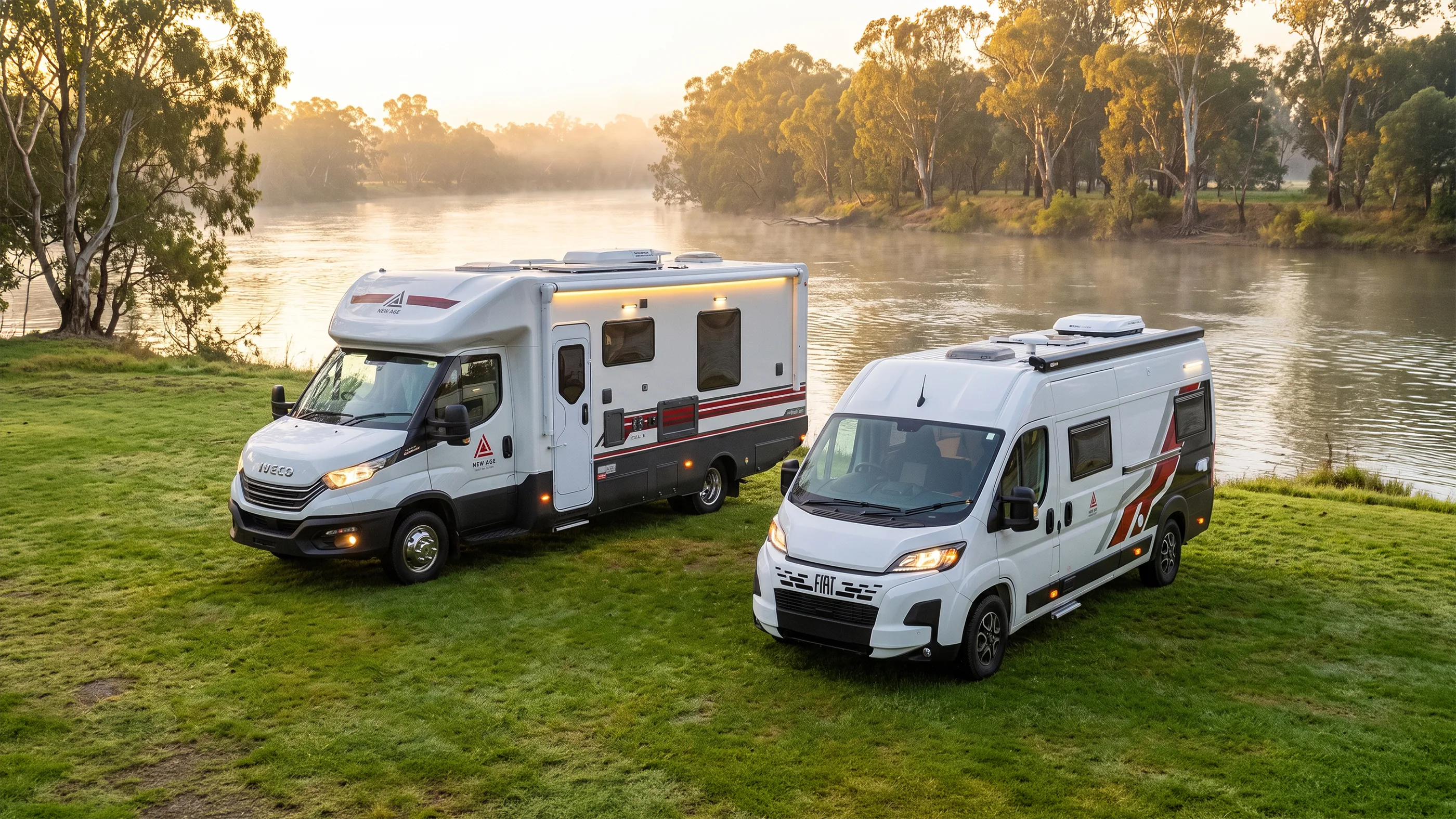 A New Age motorhome touring Australia