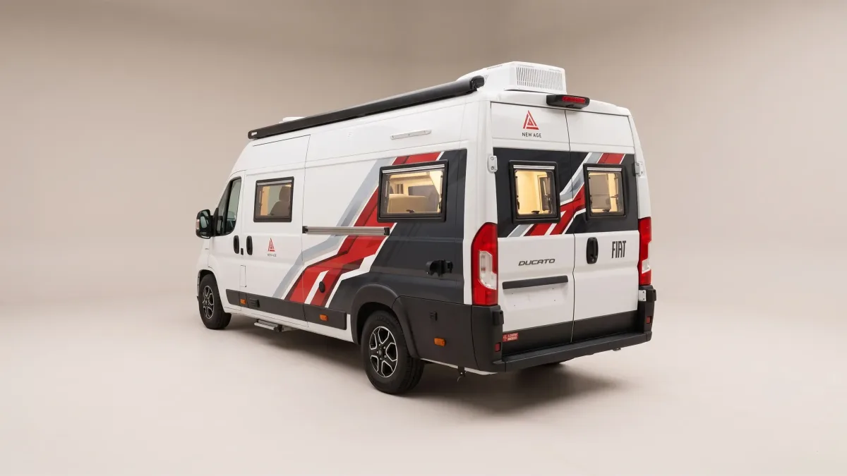 Rear three-quarter view