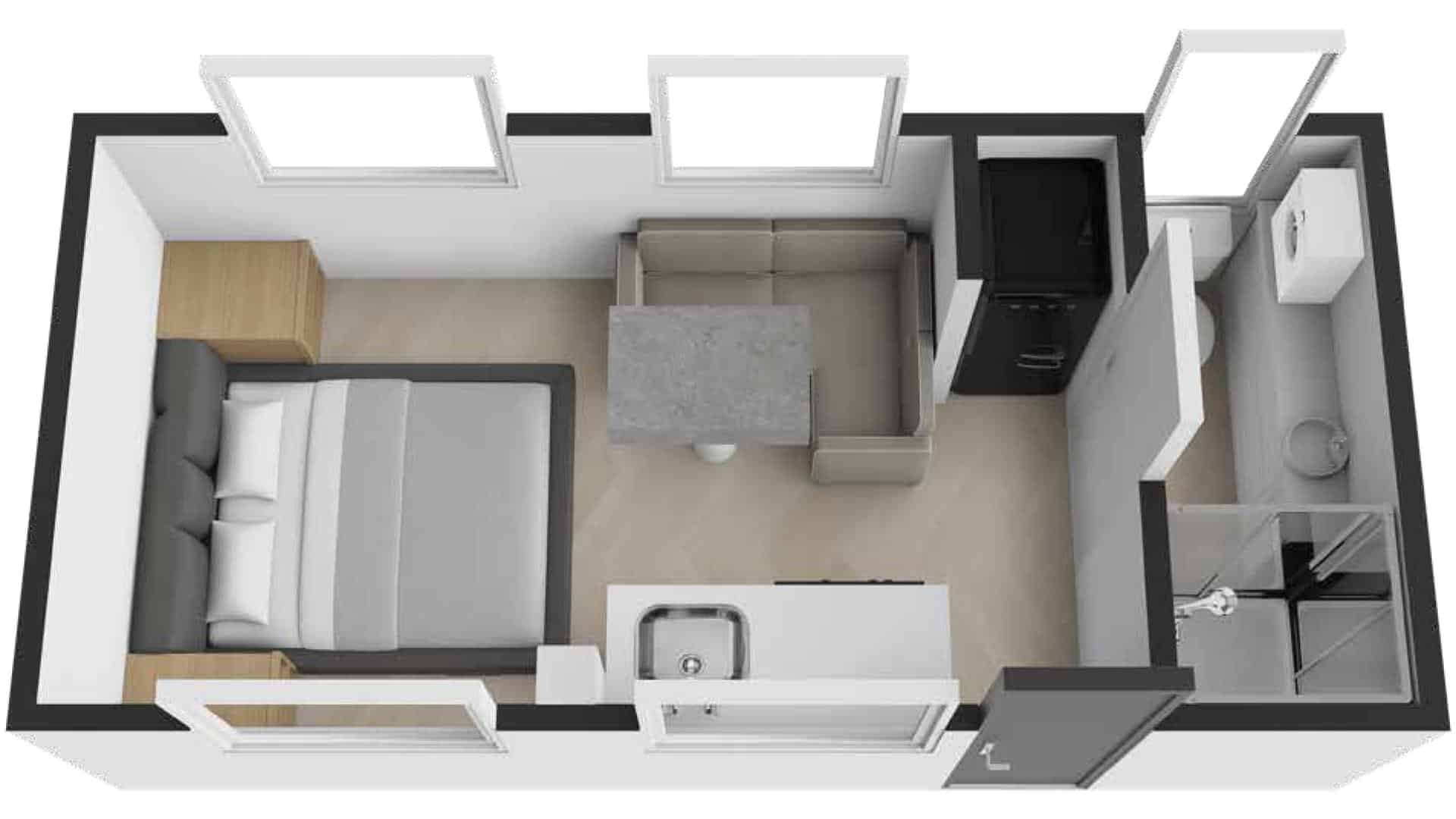 MR-EXP16 Caravan Floorplan