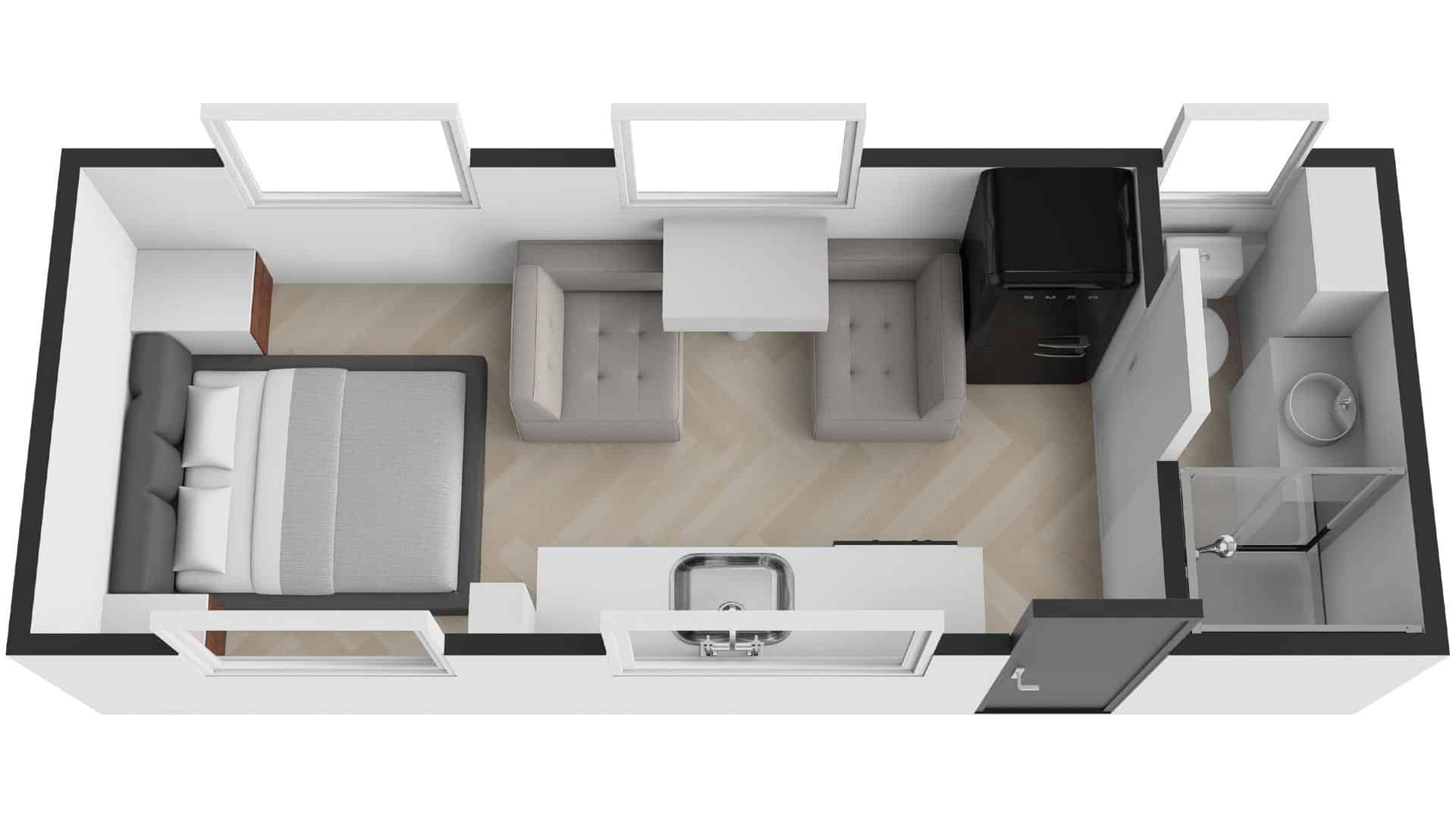 MR-EXP18 Caravan Floorplan